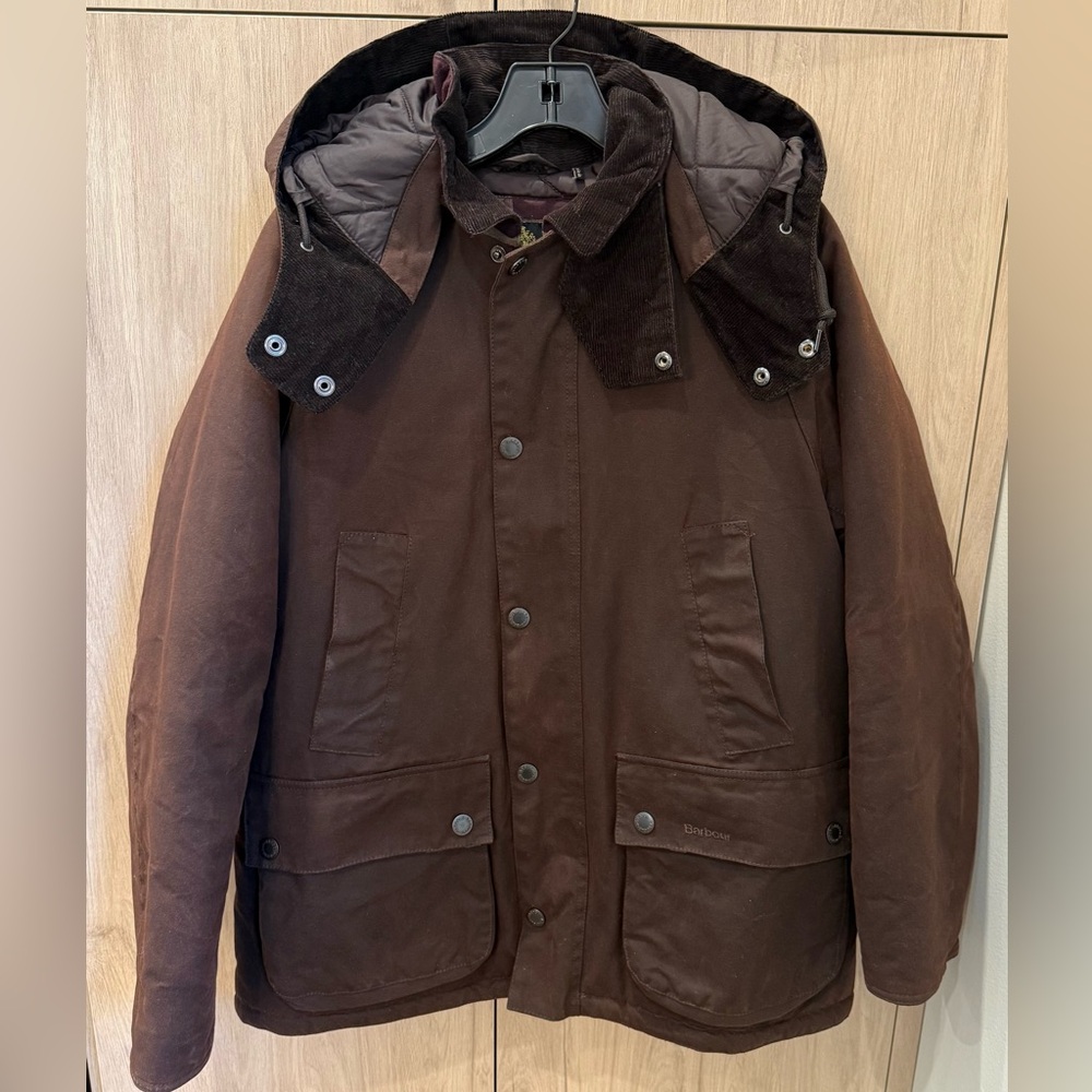 Barbour Men’s Winter Bedale. Waxed/Insulated. Rustic. Small.